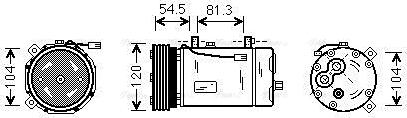 Ava Quality Cooling FDAK307 - Kompressori, ilmastointilaite inparts.fi