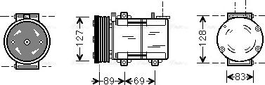 Ava Quality Cooling FDAK322 - Kompressori, ilmastointilaite inparts.fi