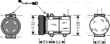 Ava Quality Cooling FDAK290 - Kompressori, ilmastointilaite inparts.fi