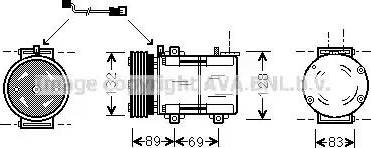 Ava Quality Cooling FD K290 - Kompressori, ilmastointilaite inparts.fi