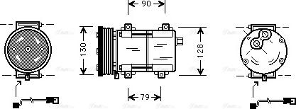 Ava Quality Cooling FDAK284 - Kompressori, ilmastointilaite inparts.fi