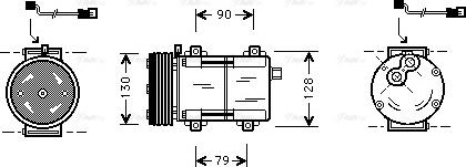 Ava Quality Cooling FDAK280 - Kompressori, ilmastointilaite inparts.fi