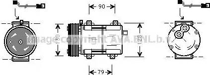 Ava Quality Cooling FD K280 - Kompressori, ilmastointilaite inparts.fi