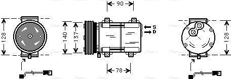 Ava Quality Cooling FDAK288 - Kompressori, ilmastointilaite inparts.fi