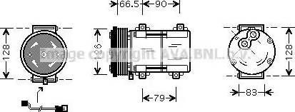 Ava Quality Cooling FD K276 - Kompressori, ilmastointilaite inparts.fi