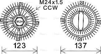 Ava Quality Cooling FDC449 - Kytkin, jäähdytystuuletin inparts.fi