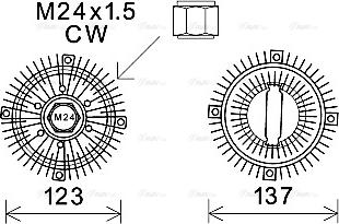 Ava Quality Cooling FDC446 - Kytkin, jäähdytystuuletin inparts.fi