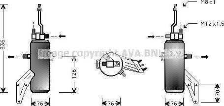 Ava Quality Cooling FD D293 - Kuivain, ilmastointilaite inparts.fi