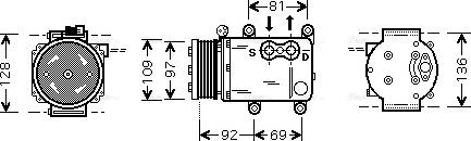 Ava Quality Cooling FD K419 - Kompressori, ilmastointilaite inparts.fi