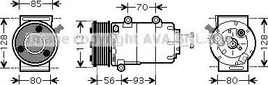 Ava Quality Cooling FD K416 - Kompressori, ilmastointilaite inparts.fi