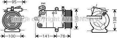 Ava Quality Cooling FD K417 - Kompressori, ilmastointilaite inparts.fi