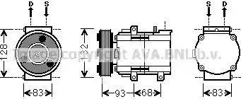 Ava Quality Cooling FD K435 - Kompressori, ilmastointilaite inparts.fi