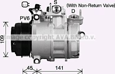 Ava Quality Cooling FDK692 - Kompressori, ilmastointilaite inparts.fi