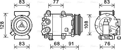 Ava Quality Cooling FDK604 - Kompressori, ilmastointilaite inparts.fi