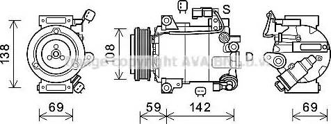 Ava Quality Cooling FDK603 - Kompressori, ilmastointilaite inparts.fi