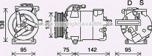 Ava Quality Cooling FDK635 - Kompressori, ilmastointilaite inparts.fi