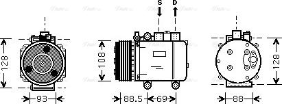 Ava Quality Cooling FD K174 - Kompressori, ilmastointilaite inparts.fi