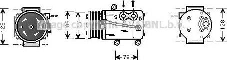 Ava Quality Cooling FD K340 - Kompressori, ilmastointilaite inparts.fi