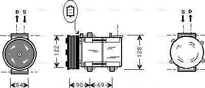 Ava Quality Cooling FD K352 - Kompressori, ilmastointilaite inparts.fi