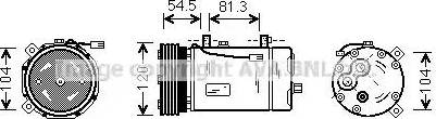 Ava Quality Cooling FD K307 - Kompressori, ilmastointilaite inparts.fi