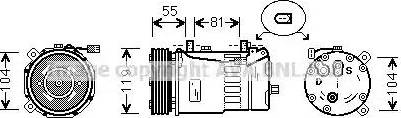 Ava Quality Cooling FD K321 - Kompressori, ilmastointilaite inparts.fi