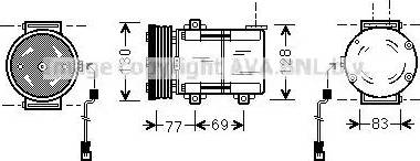 Ava Quality Cooling FD K289 - Kompressori, ilmastointilaite inparts.fi