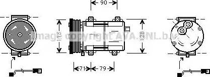 Ava Quality Cooling FD K284 - Kompressori, ilmastointilaite inparts.fi