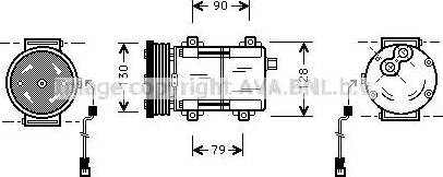 Ava Quality Cooling FD K275 - Kompressori, ilmastointilaite inparts.fi