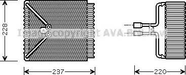 Ava Quality Cooling FD V371 - Höyrystin, ilmastointilaite inparts.fi