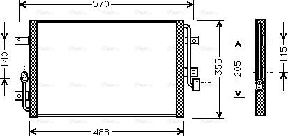 Ava Quality Cooling FT 5246 - Lauhdutin, ilmastointilaite inparts.fi