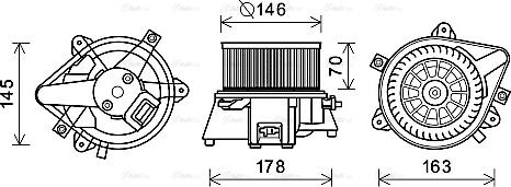 Ava Quality Cooling FT8450 - Sisätilapuhallin inparts.fi