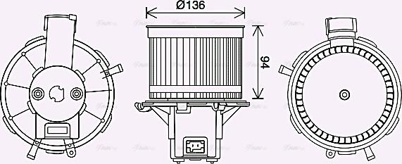 Ava Quality Cooling FT8465 - Sisätilapuhallin inparts.fi