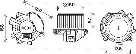 Ava Quality Cooling FT8409 - Sisätilapuhallin inparts.fi