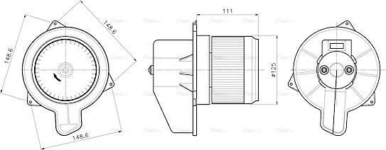 Ava Quality Cooling FT8489 - Sisätilapuhallin inparts.fi