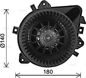 Ava Quality Cooling FT8485 - Sisätilapuhallin inparts.fi