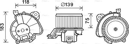 Ava Quality Cooling FT8431 - Sisätilapuhallin inparts.fi