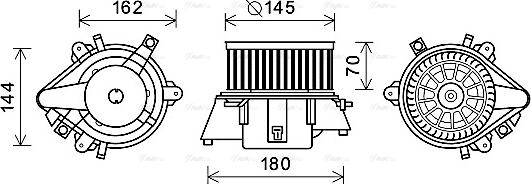 Ava Quality Cooling FT8438 - Sisätilapuhallin inparts.fi