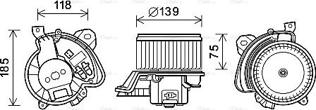 Ava Quality Cooling FT8433 - Sisätilapuhallin inparts.fi