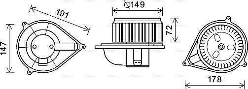 Ava Quality Cooling FT8426 - Sisätilapuhallin inparts.fi