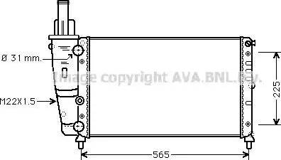 Ava Quality Cooling FT 2139 - Jäähdytin,moottorin jäähdytys inparts.fi