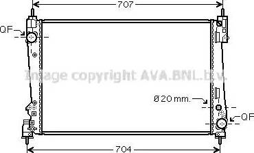 Ava Quality Cooling FT 2312 - Jäähdytin,moottorin jäähdytys inparts.fi