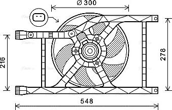 Ava Quality Cooling FT7593 - Tuuletin, moottorin jäähdytys inparts.fi