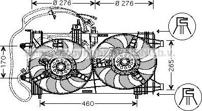 Ava Quality Cooling FT 7518 - Tuuletin, moottorin jäähdytys inparts.fi