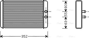 Ava Quality Cooling FTA6265 - Lämmityslaitteen kenno inparts.fi