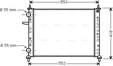 Ava Quality Cooling FTA2229 - Jäähdytin,moottorin jäähdytys inparts.fi