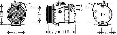 Ava Quality Cooling FTAK384 - Kompressori, ilmastointilaite inparts.fi