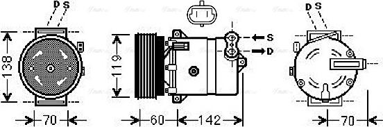 Ava Quality Cooling FTAK383 - Kompressori, ilmastointilaite inparts.fi