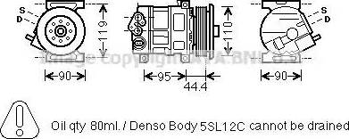 Ava Quality Cooling FTK457 - Kompressori, ilmastointilaite inparts.fi