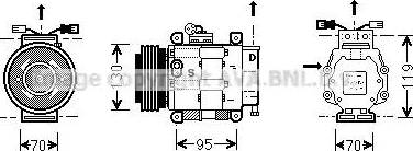 Ava Quality Cooling FT K049 - Kompressori, ilmastointilaite inparts.fi