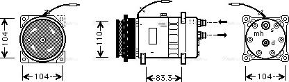 Ava Quality Cooling FT K064 - Kompressori, ilmastointilaite inparts.fi